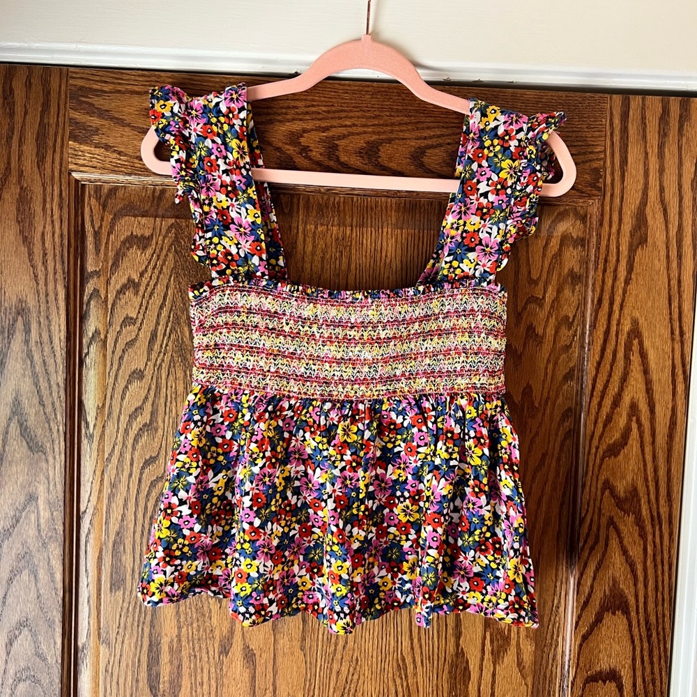 Adorable floral semi crop top from Urban Outfitters